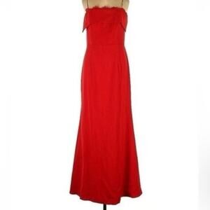 JS Collections Red Spaghetti Strap Dress Size 2